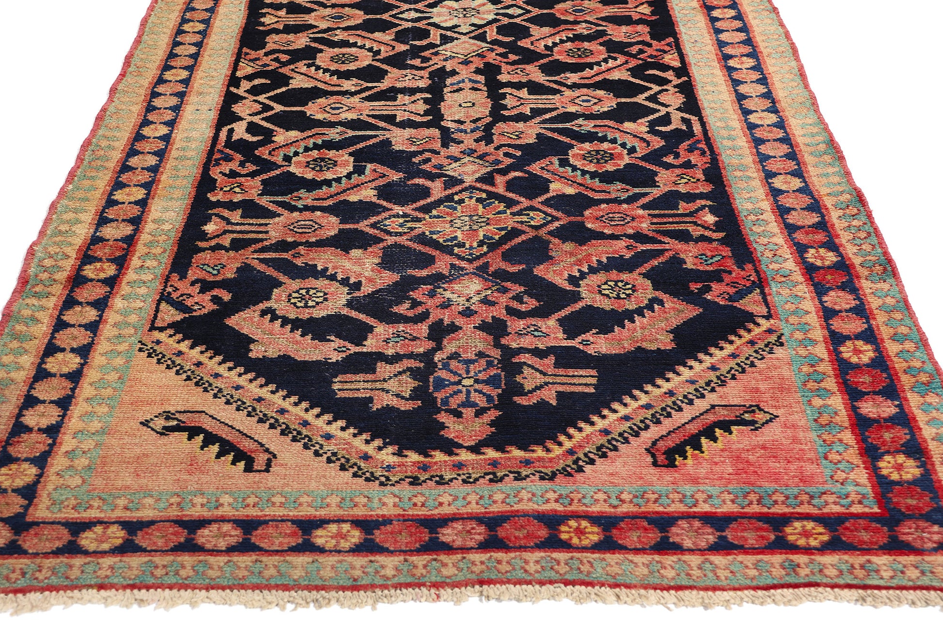 3 x 11 Vintage Persian Malayer Rug 75215