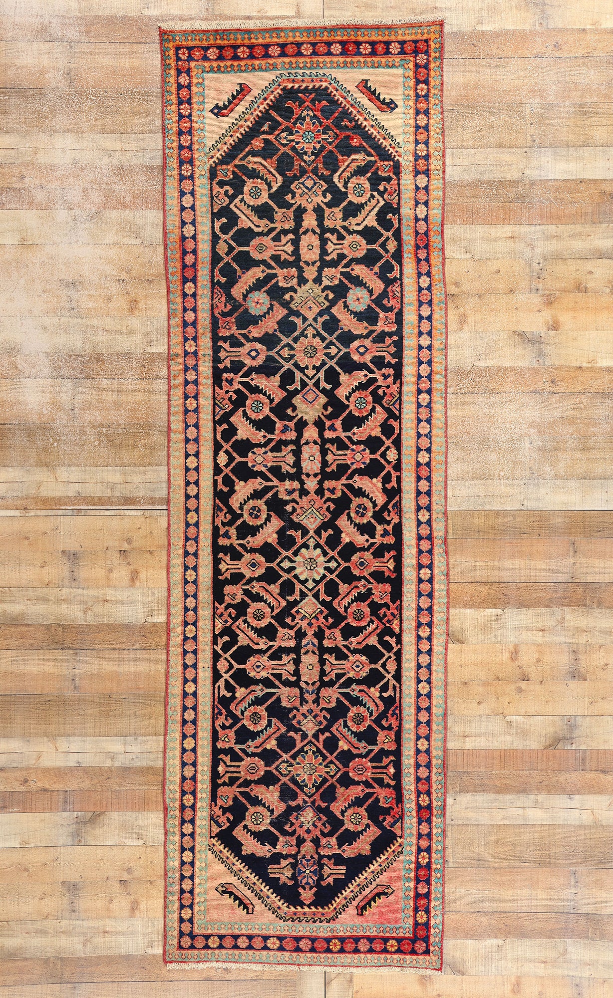 3 x 11 Vintage Persian Malayer Rug 75215