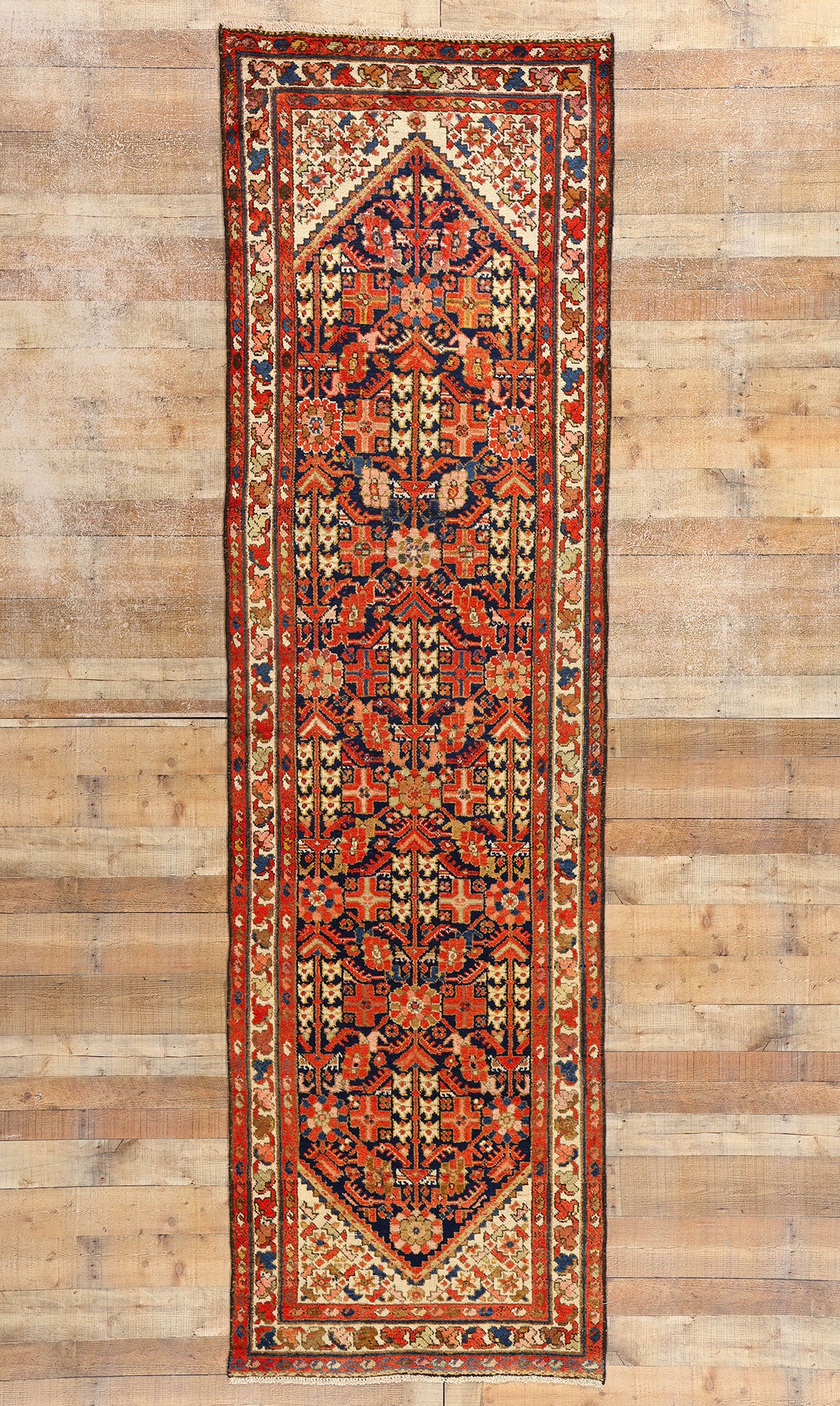 3 x 12 Vintage Persian Malayer Rug 60232