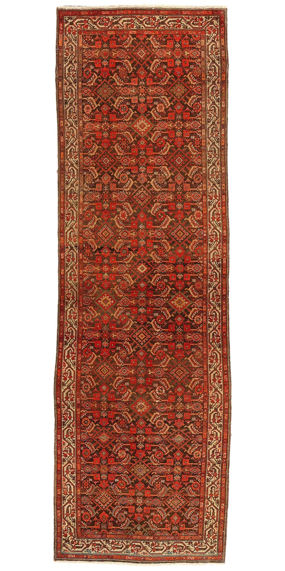 4 x 11 Vintage Persian Malayer Rug 76427
