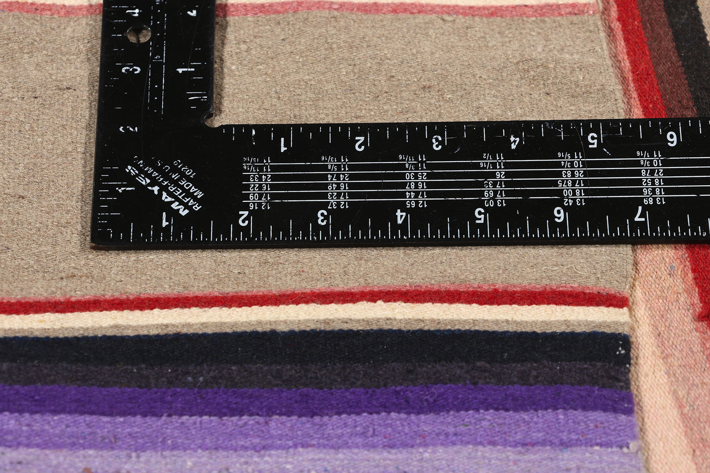 4 x 7 Vintage Mexican Saltillo Serape Blanket 78788