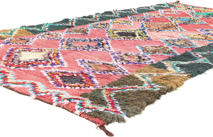 5 x 8 Vintage Moroccan Azilal Rag Rug 20387