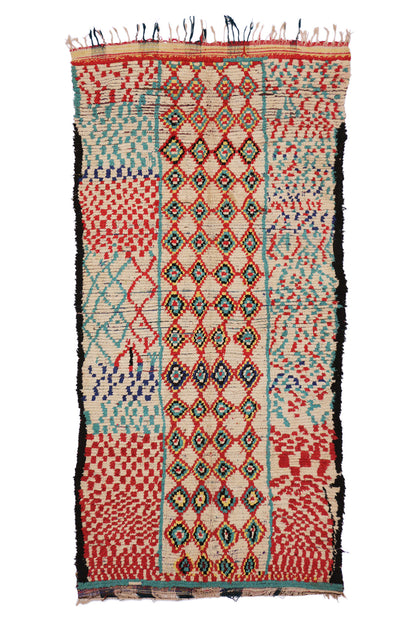 4 x 9 Vintage Moroccan Azilal Rug 20400