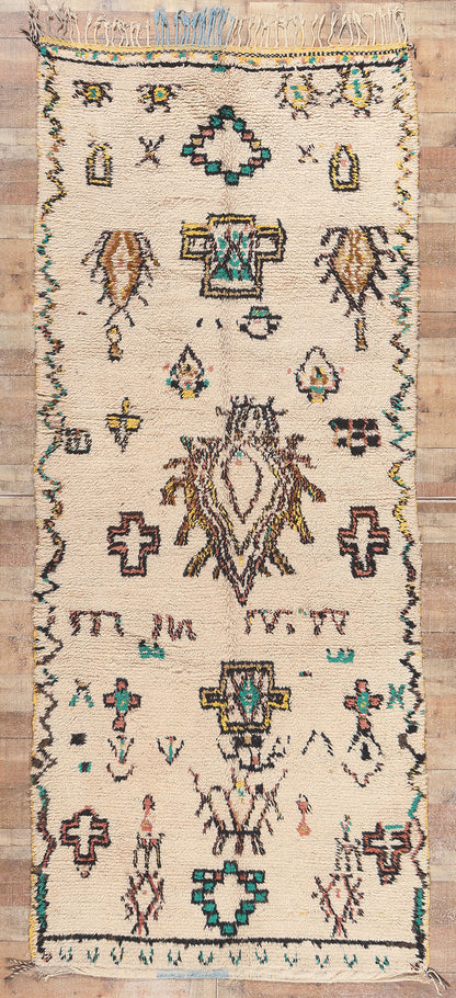 5 x 11 Vintage Moroccan Azilal Rug 20670
