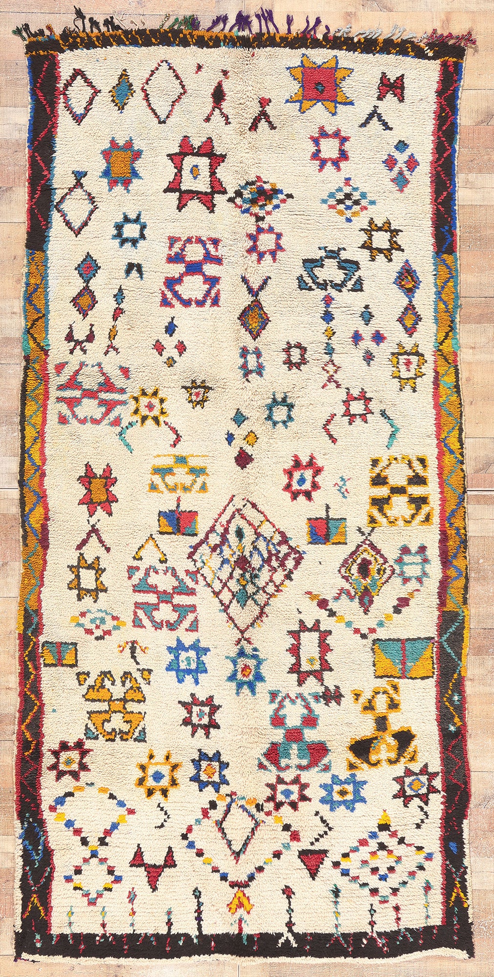 5 x 11 Vintage Moroccan Azilal Rug 20697