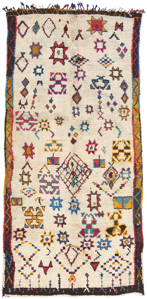 5 x 11 Vintage Moroccan Azilal Rug 20697