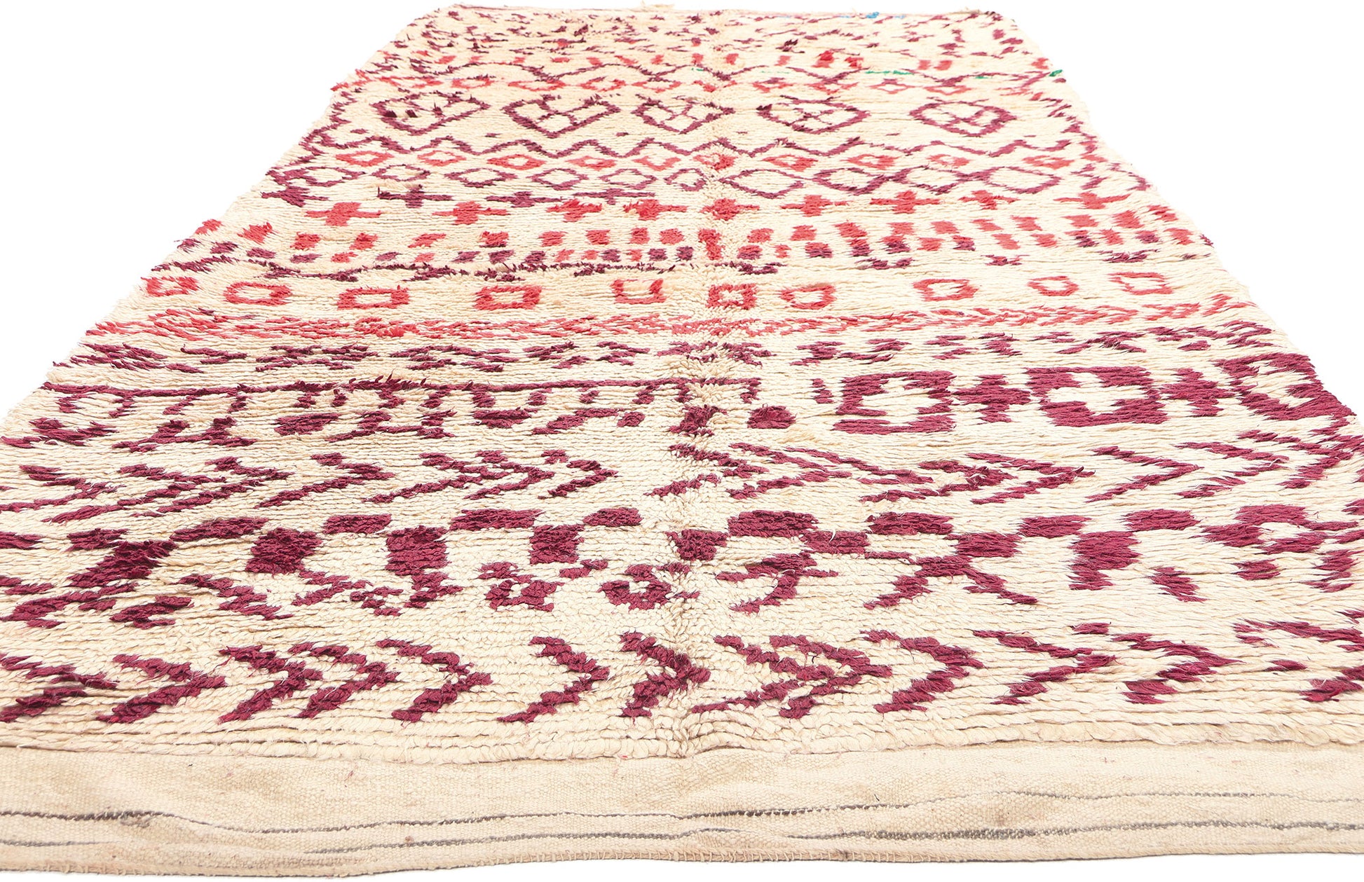 5 x 13 Vintage Moroccan Azilal Rug 20359