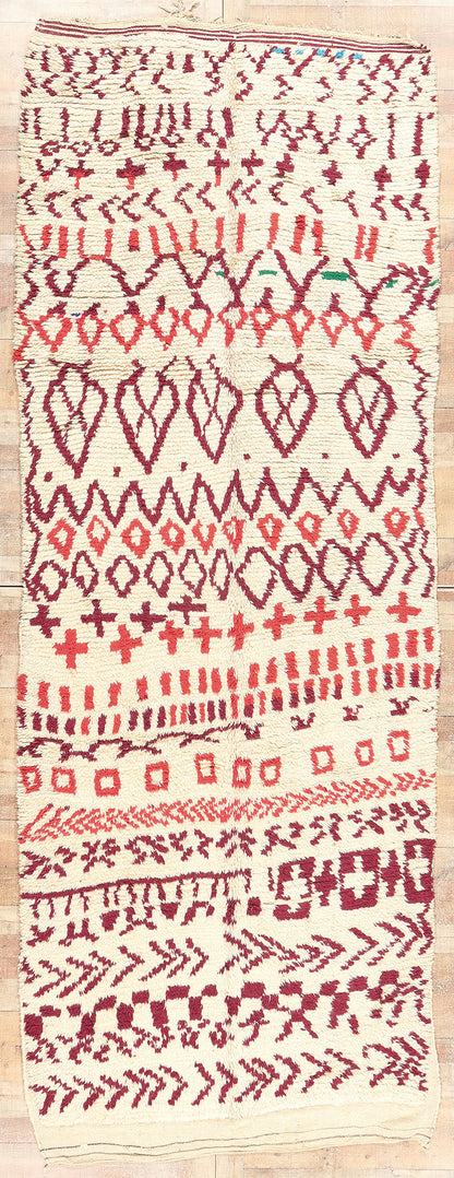 5 x 13 Vintage Moroccan Azilal Rug 20359