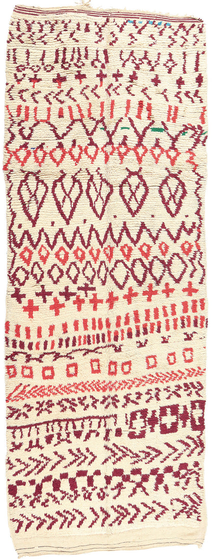 5 x 13 Vintage Moroccan Azilal Rug 20359