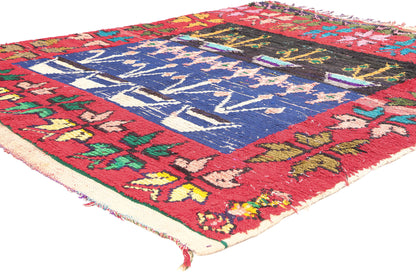 5 x 6 Vintage Moroccan Azilal Rug 20433