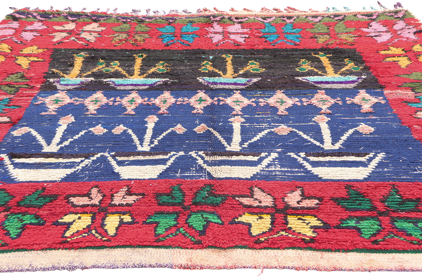 5 x 6 Vintage Moroccan Azilal Rug 20433