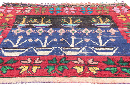 5 x 6 Vintage Moroccan Azilal Rug 20433