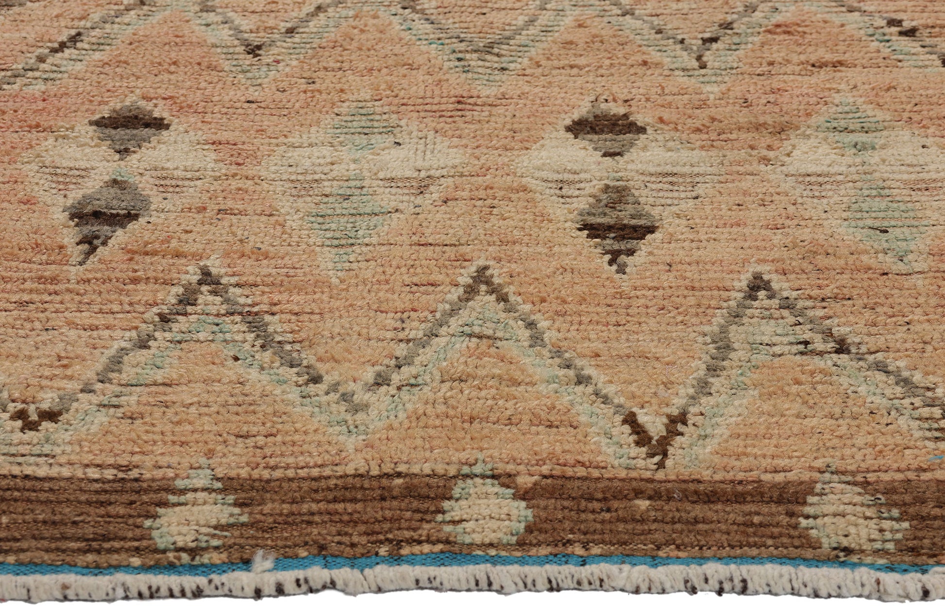 5 x 7 Vintage Earth-Tone Moroccan Azilal Rug 21725