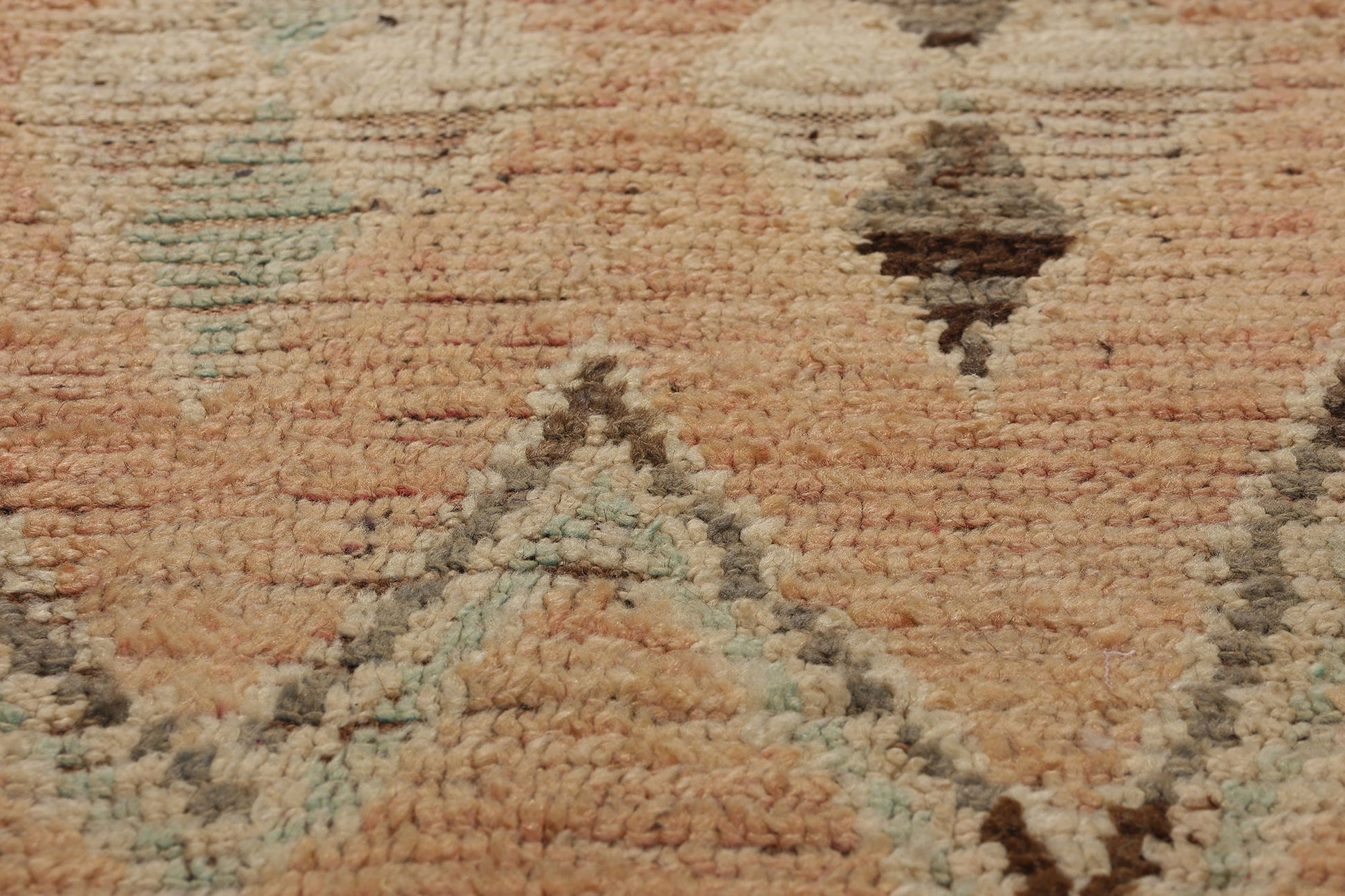 5 x 7 Vintage Earth-Tone Moroccan Azilal Rug 21725