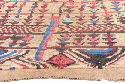 5 x 7 Vintage Moroccan Azilal Rug 20487