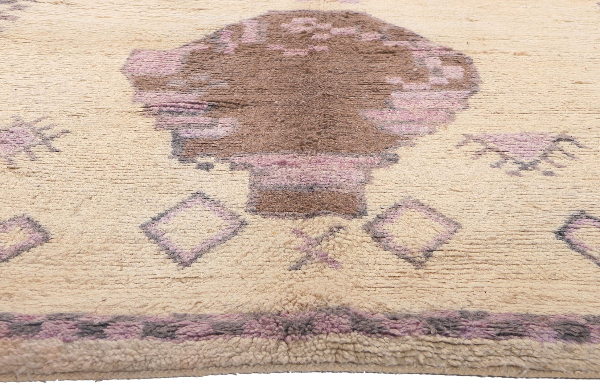 5 x 9 Vintage Moroccan Azilal Rug 20305