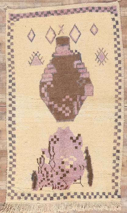 5 x 9 Vintage Moroccan Azilal Rug 20305