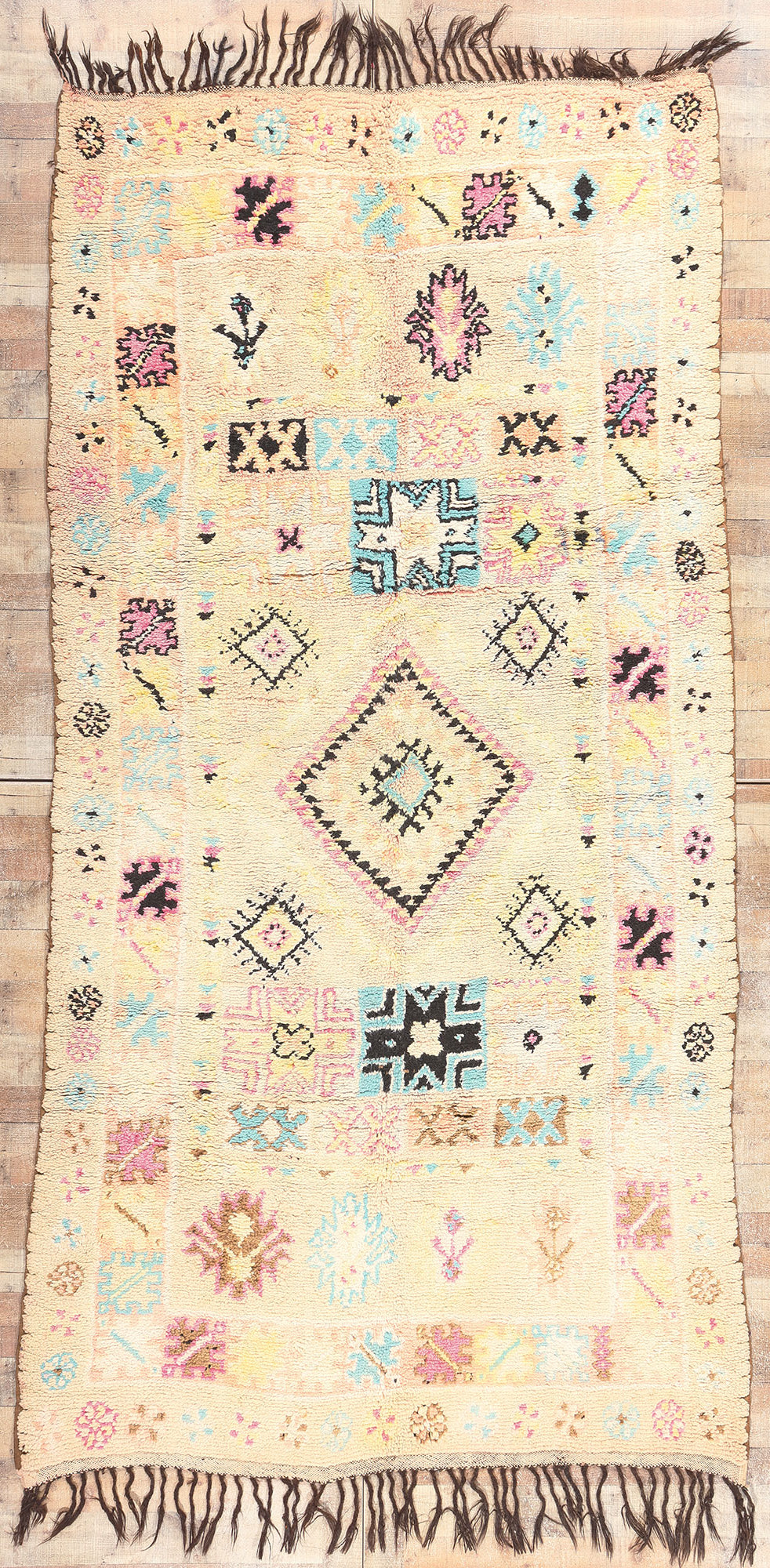 6 x 12 Vintage Moroccan Azilal Rug 20332