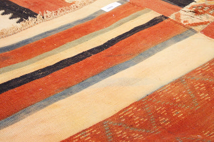 5 x 13 Vintage Taznakht Moroccan Kilim Rug 74464