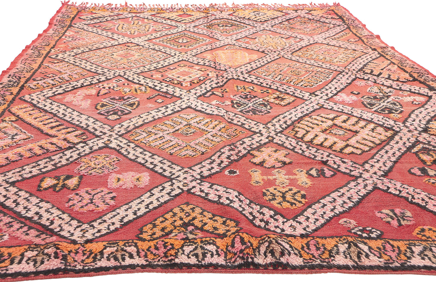 6 x 9 Vintage Taznakht Moroccan Kilim Rug 20369