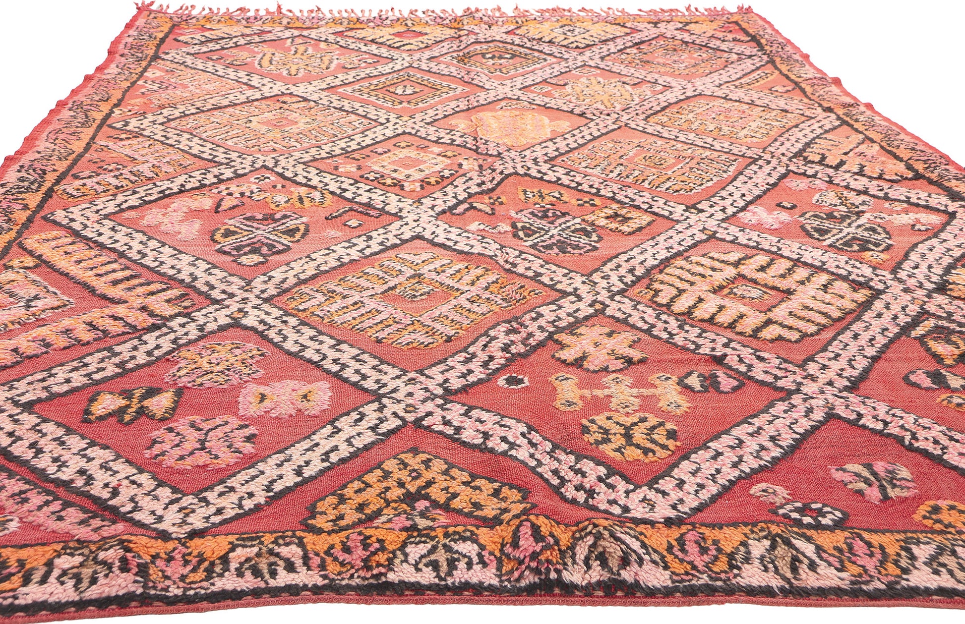 6 x 9 Vintage Taznakht Moroccan Kilim Rug 20369