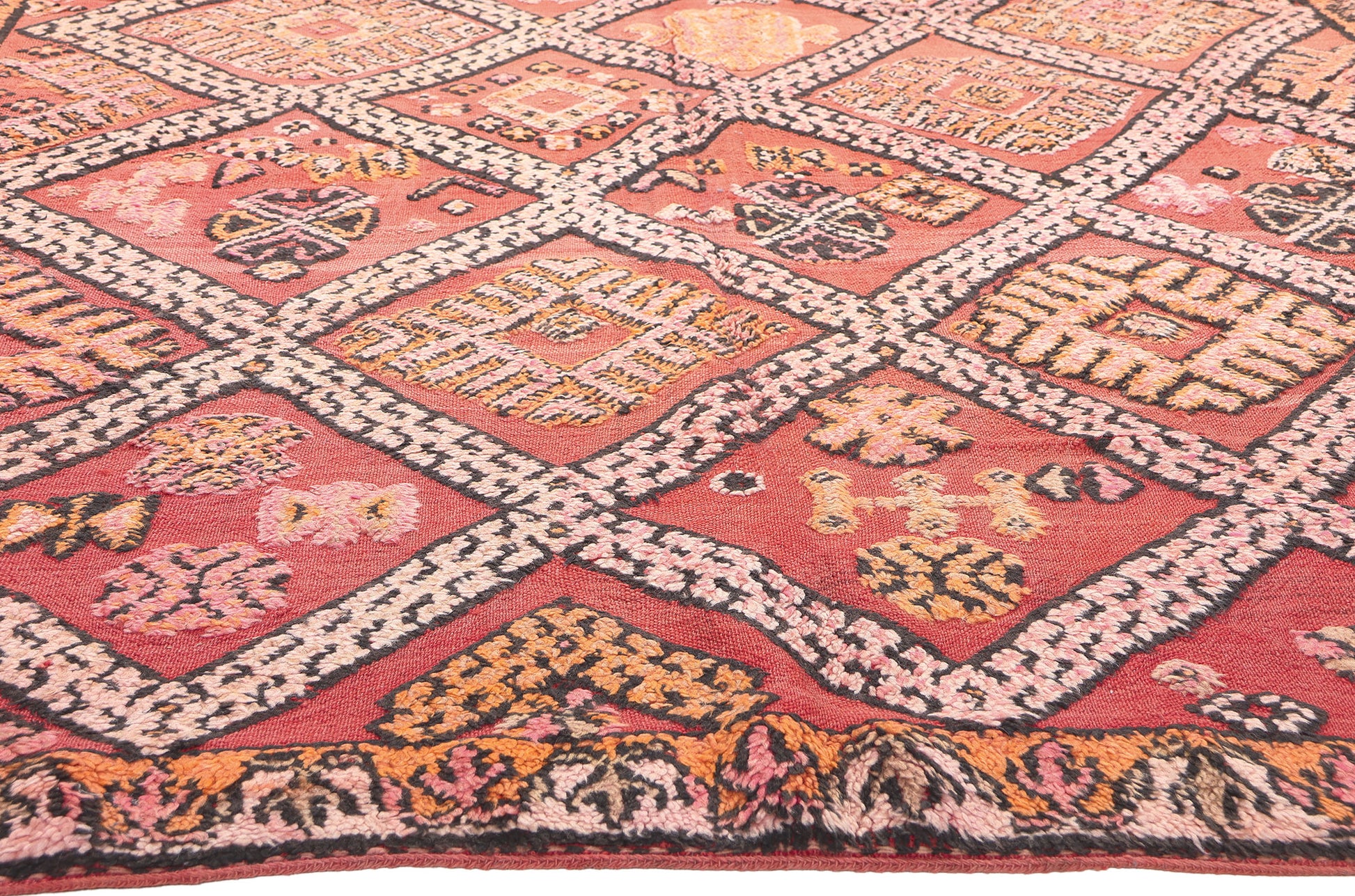 6 x 9 Vintage Taznakht Moroccan Kilim Rug 20369