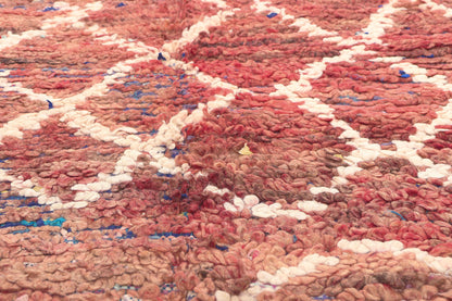 5 x 11 Vintage Boucherouite Moroccan Rag Rug 21293