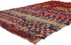 5 x 8 Vintage Checkered Boujad Moroccan Rag Rug 21816