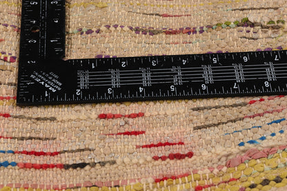 6 x 8 Vintage Checkered Boujad Moroccan Rag Rug 21793