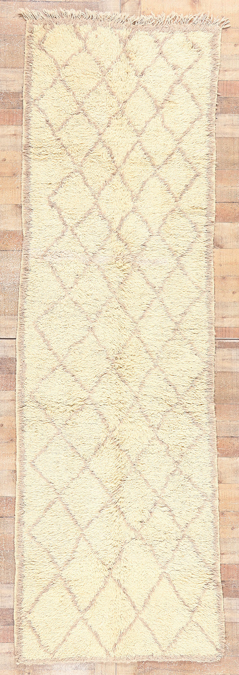 3 x 10 Vintage Neutral Moroccan Rug 20040
