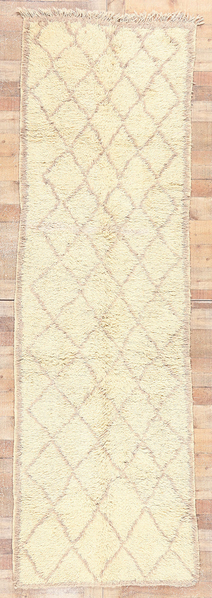 3 x 10 Vintage Neutral Moroccan Rug 20040