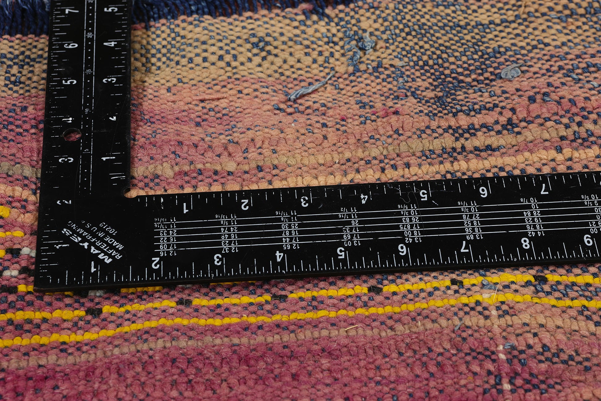 4 x 12 Vintage Purple Boujad Moroccan Rug 21819