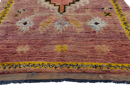 4 x 12 Vintage Purple Boujad Moroccan Rug 21819