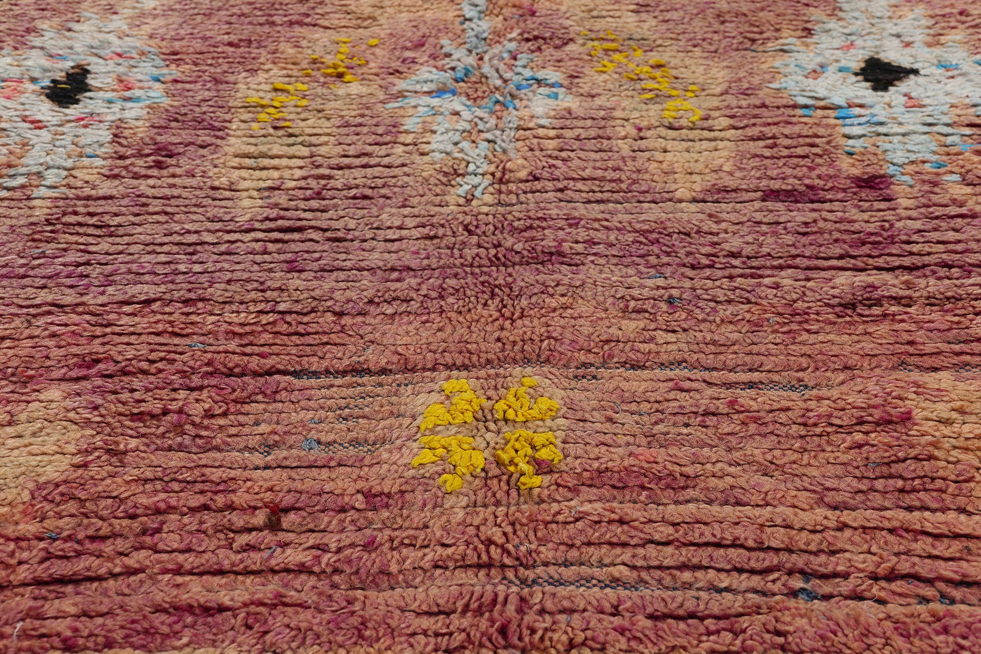 4 x 12 Vintage Purple Boujad Moroccan Rug 21819