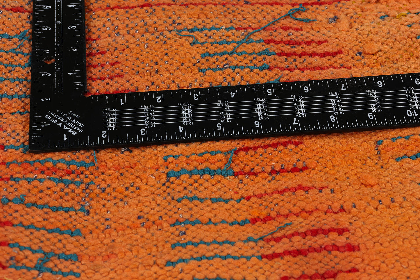 4 x 5 Vintage Red Boujad Moroccan Rug 21733