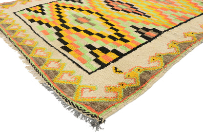 4 x 7 Vintage Boujad Moroccan Rug 20574