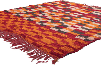 5 x 5 Vintage Boujad Moroccan Rug 20030