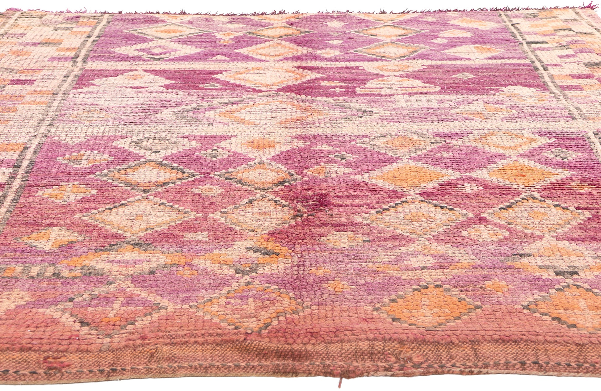 5 x 6 Vintage Boujad Moroccan Rug 20479