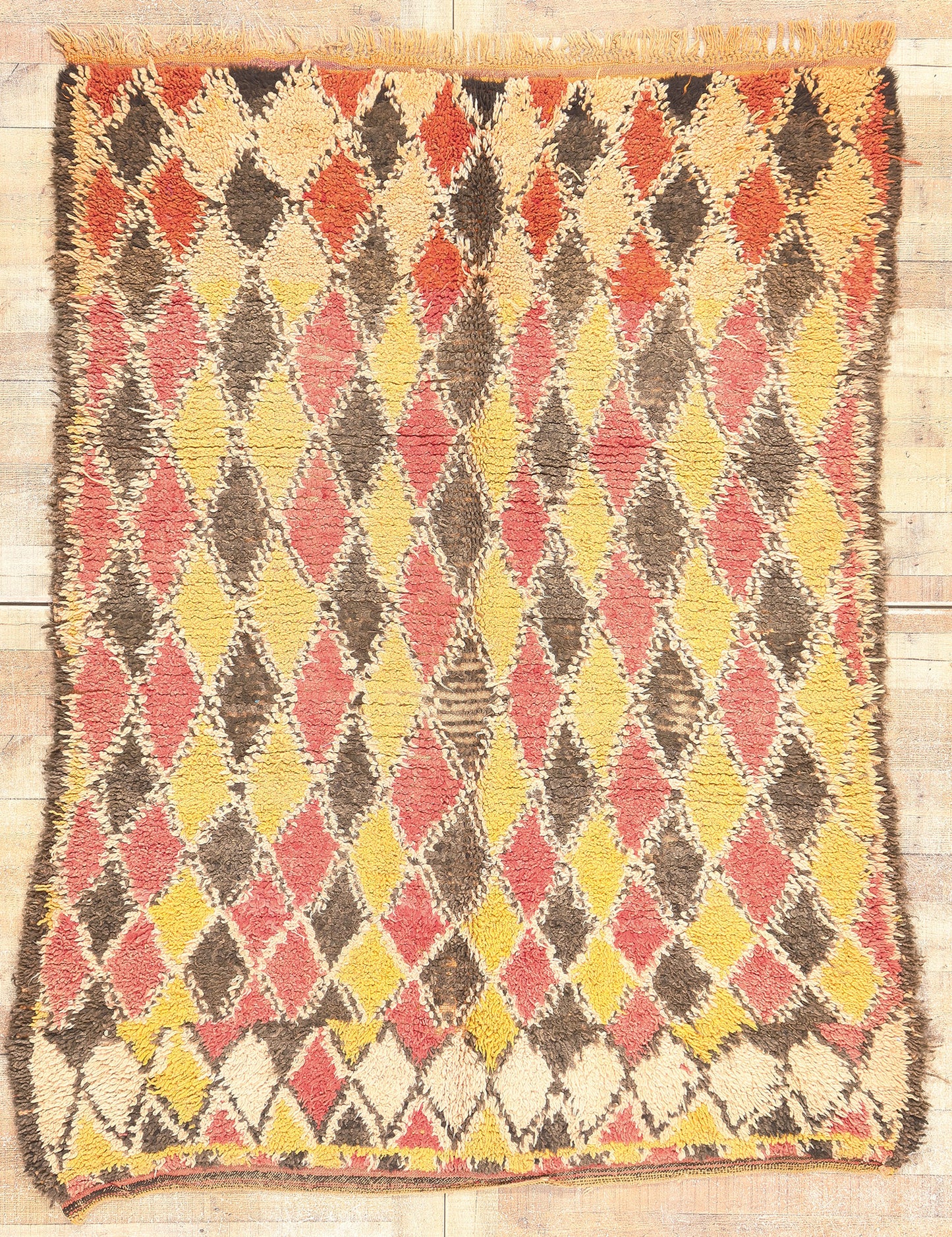 5 x 7 Vintage Boujad Moroccan Rug 20443
