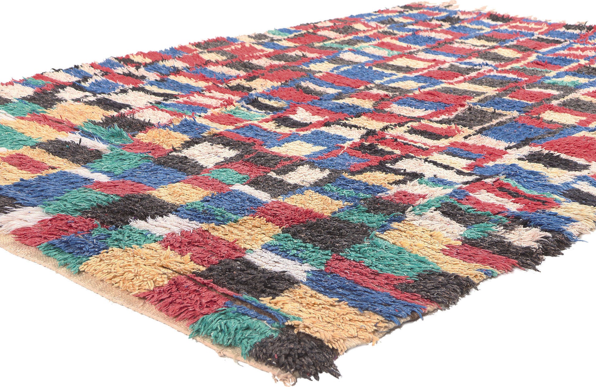 5 x 7 Vintage Boujad Moroccan Rug 20405
