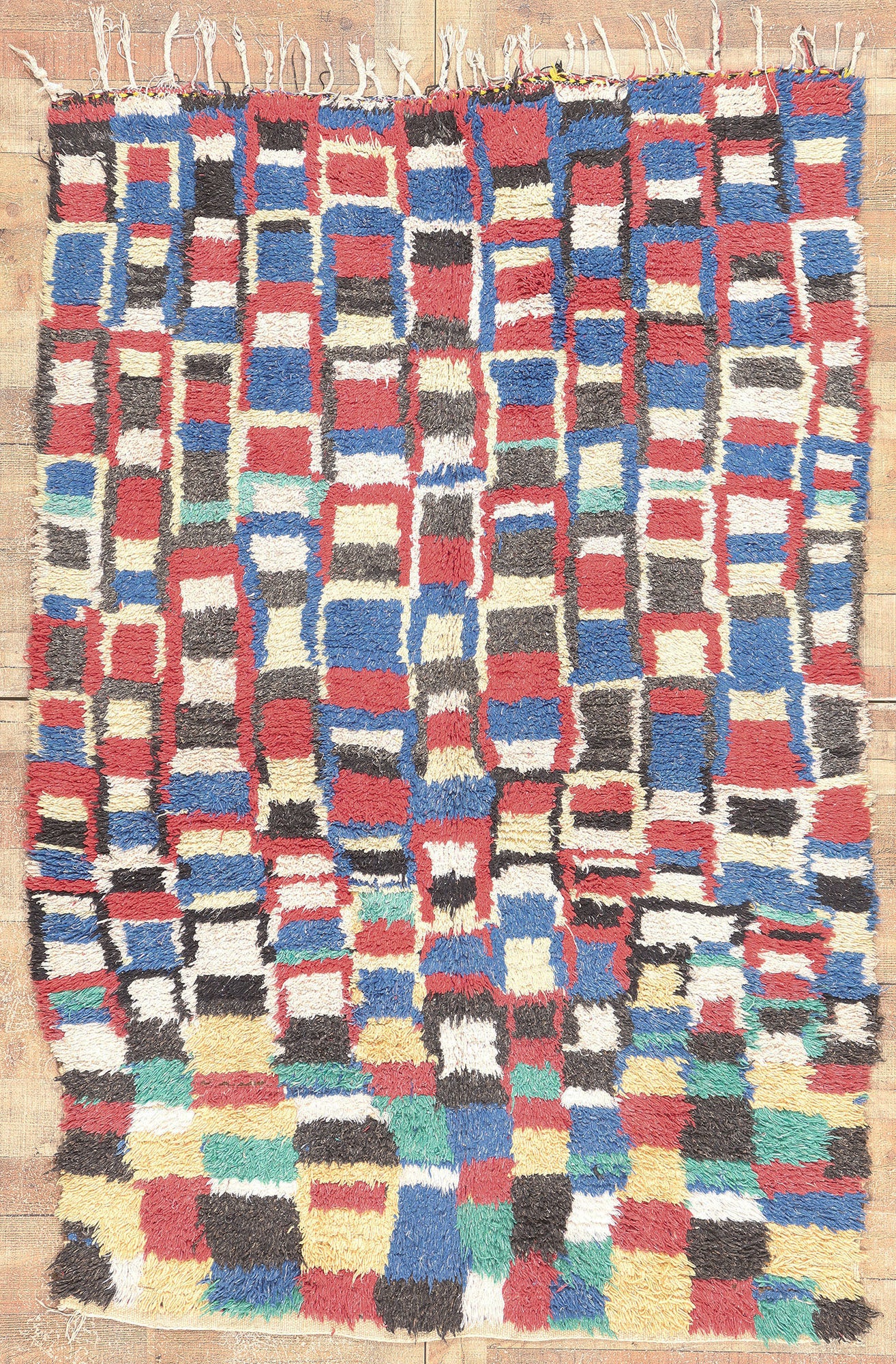 5 x 7 Vintage Boujad Moroccan Rug 20405