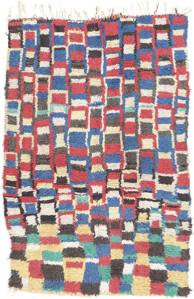 5 x 7 Vintage Boujad Moroccan Rug 20405