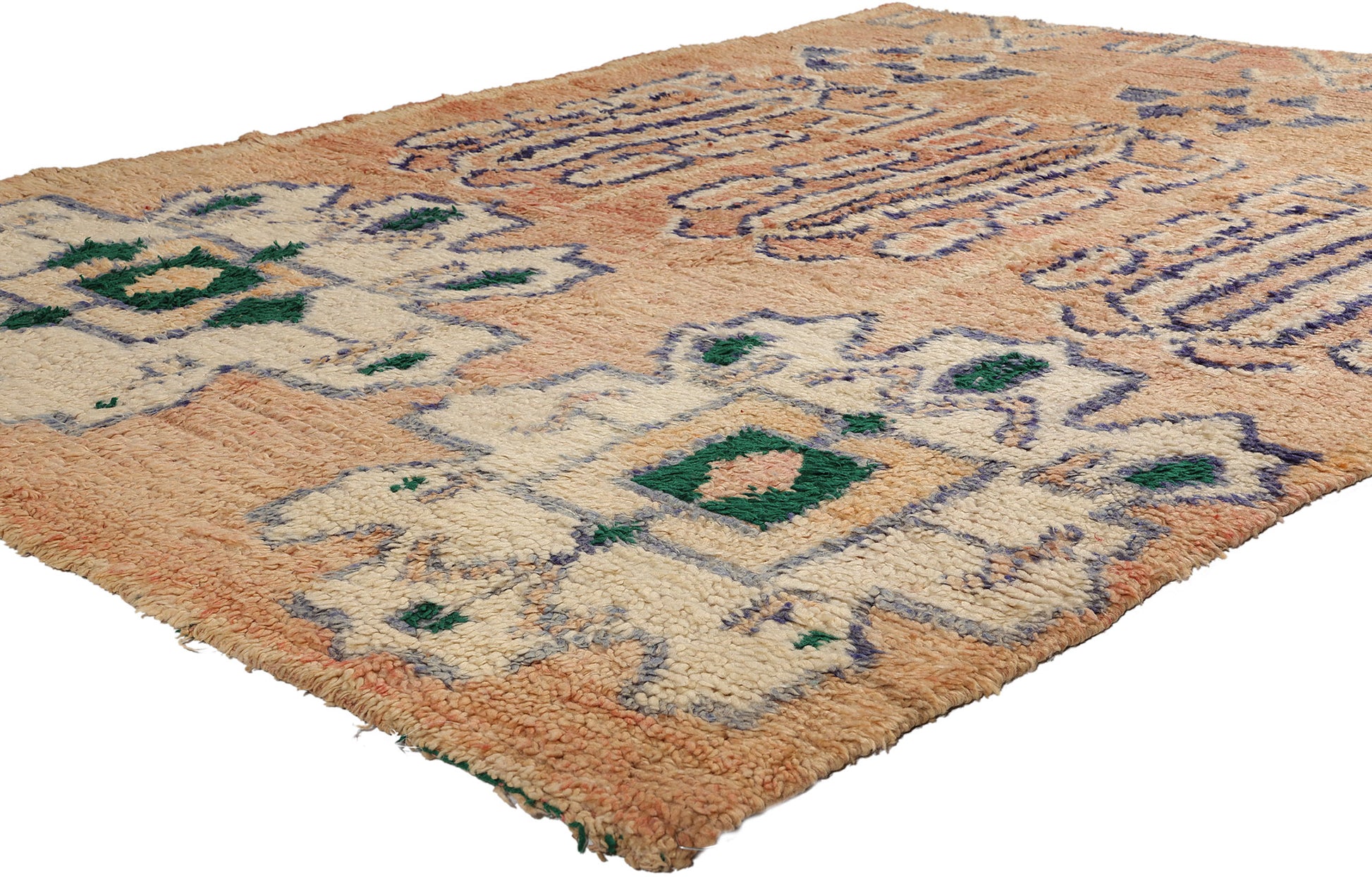 5 x 8 Vintage Boujad Moroccan Rug 21788