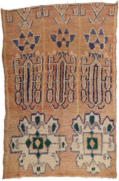 5 x 8 Vintage Boujad Moroccan Rug 21788