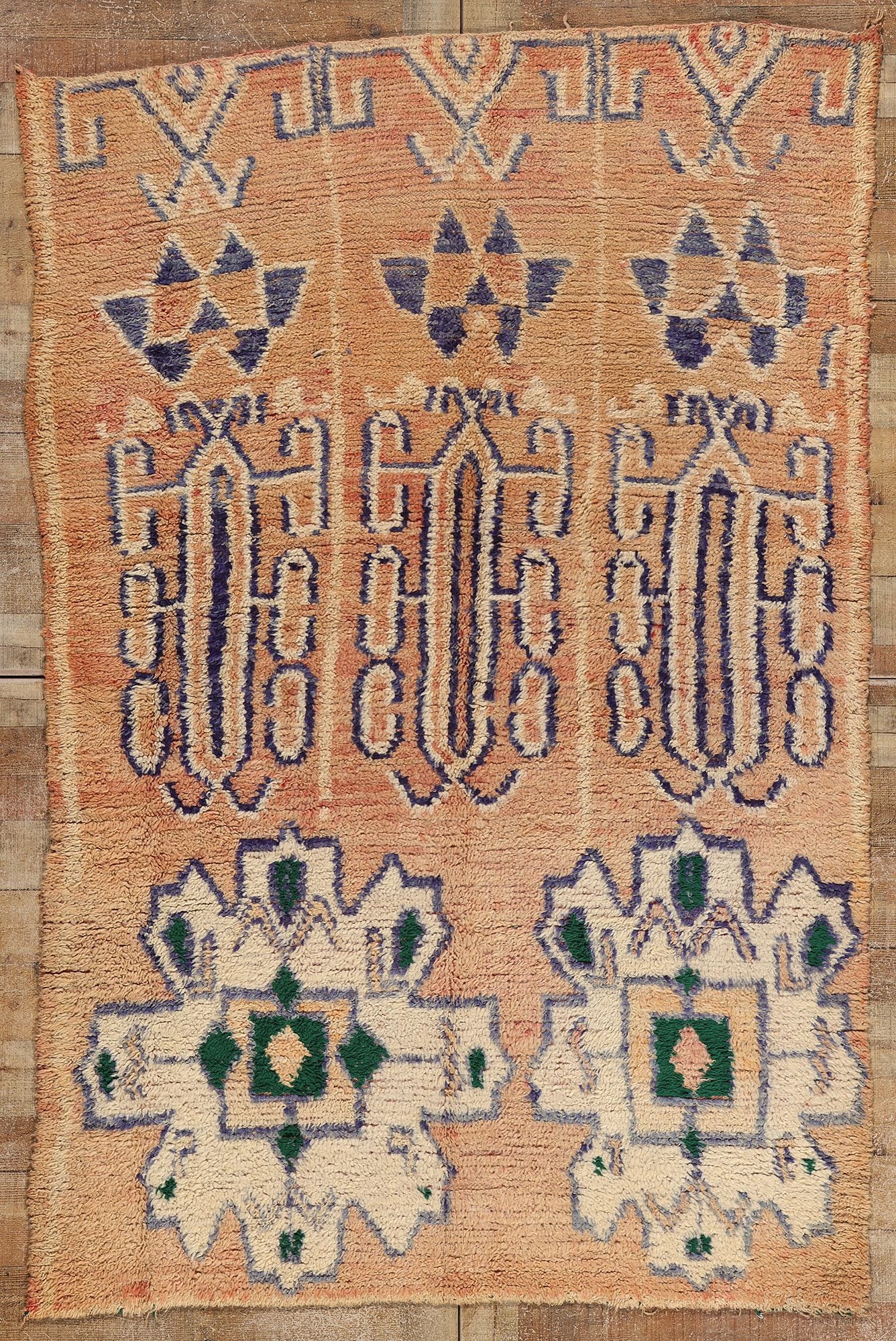 5 x 8 Vintage Boujad Moroccan Rug 21788