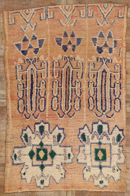 5 x 8 Vintage Boujad Moroccan Rug 21788