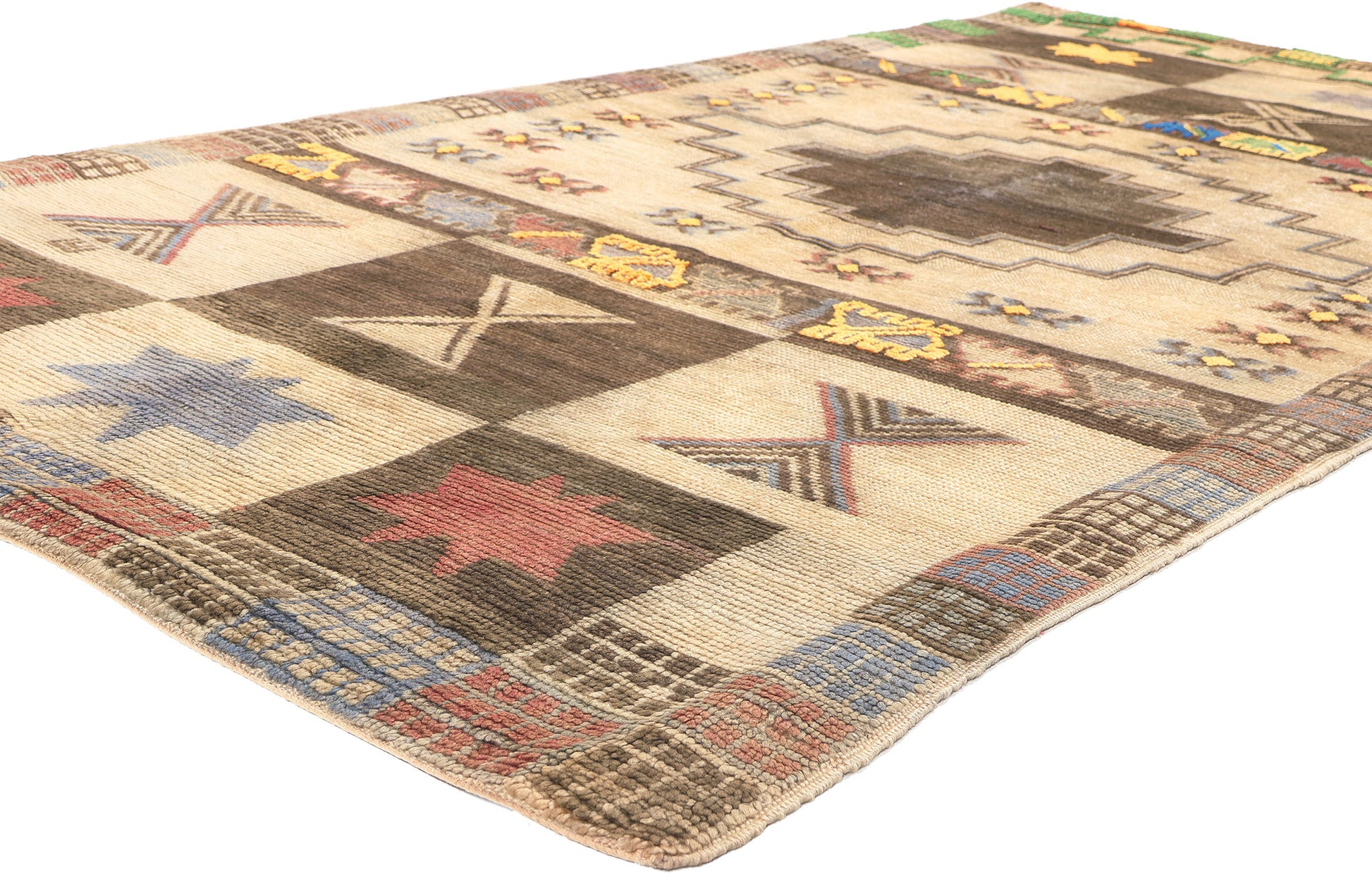 5 x 9 Vintage Taznakht Moroccan Rug 20471