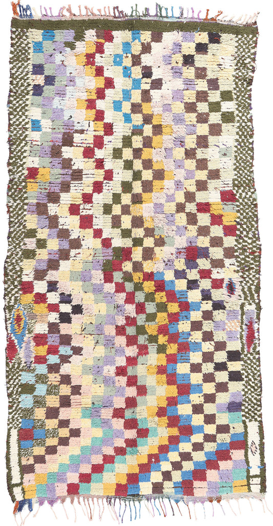 6 x 10 Vintage Rehamna Moroccan Rug 20350