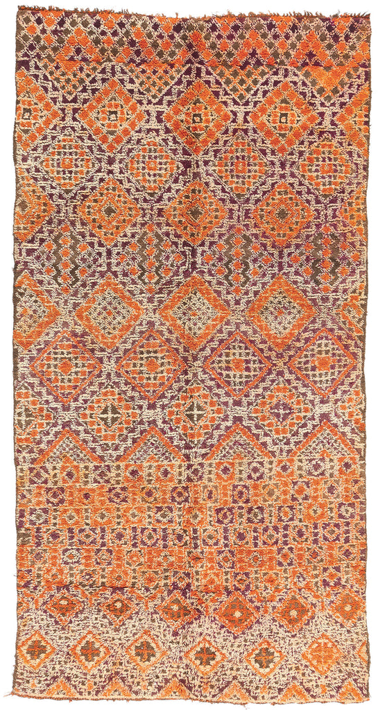 6 x 11 Vintage Beni MGuild Moroccan Rug 21298