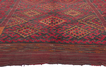 6 x 12 Vintage Red Taznakht Moroccan Rug 20708